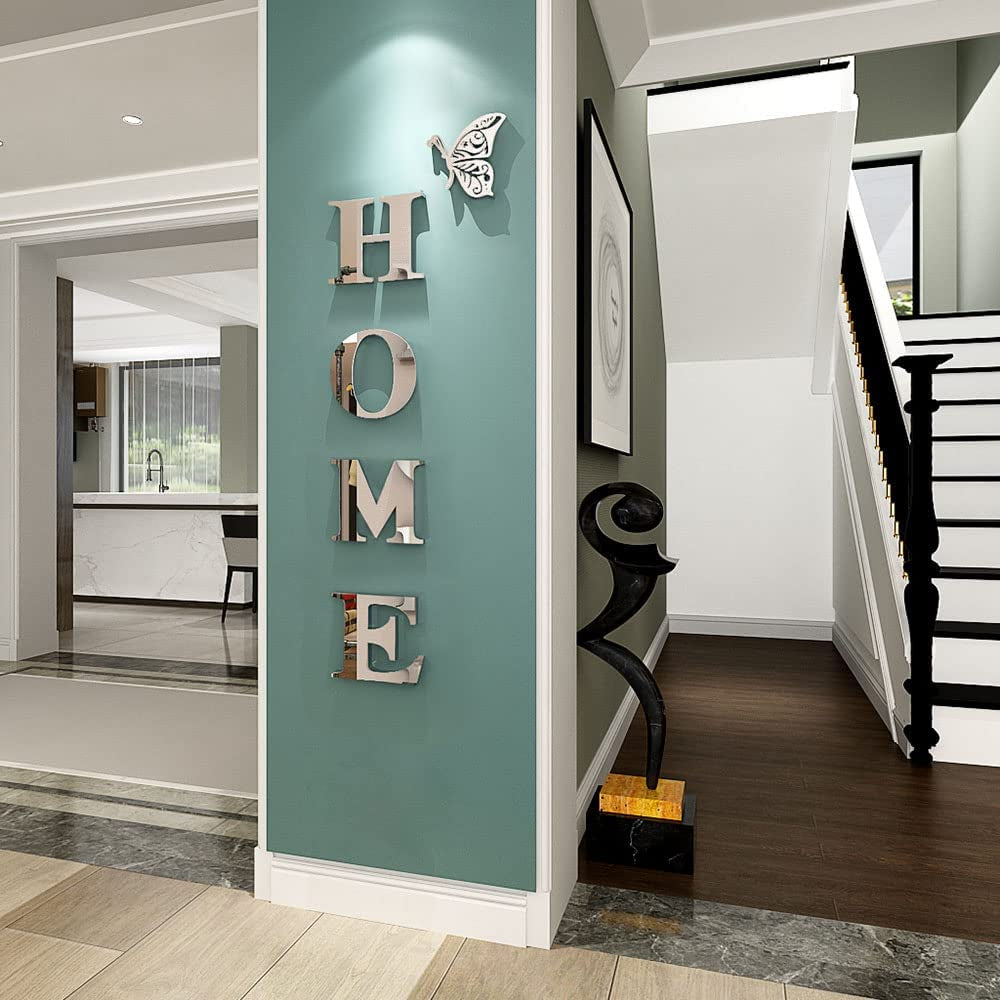 Home Sign Acrylic Mirror - Modern Home Decoration