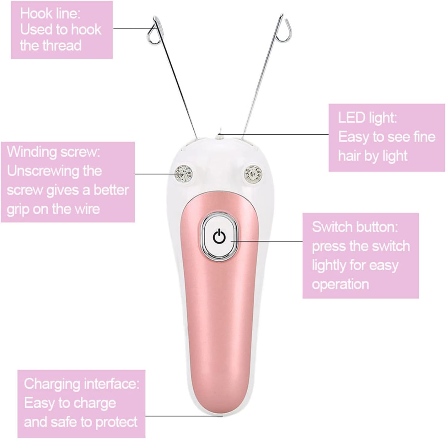 Electric Facial Threading Hair Removal Safwa Shop
