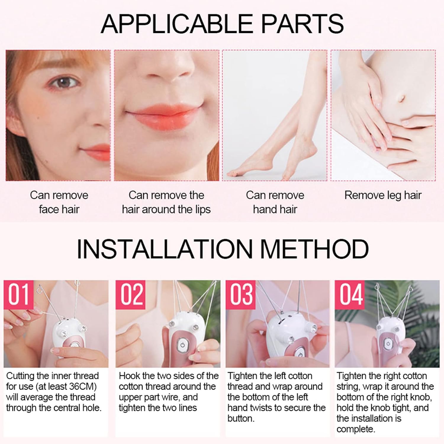 Electric Facial Threading Hair Removal Safwa Shop