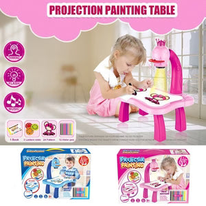 LED Projector Art Painting Table for Kids Safwa Shop